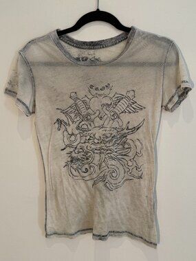 Troy Sheer T-shirt with jewels
